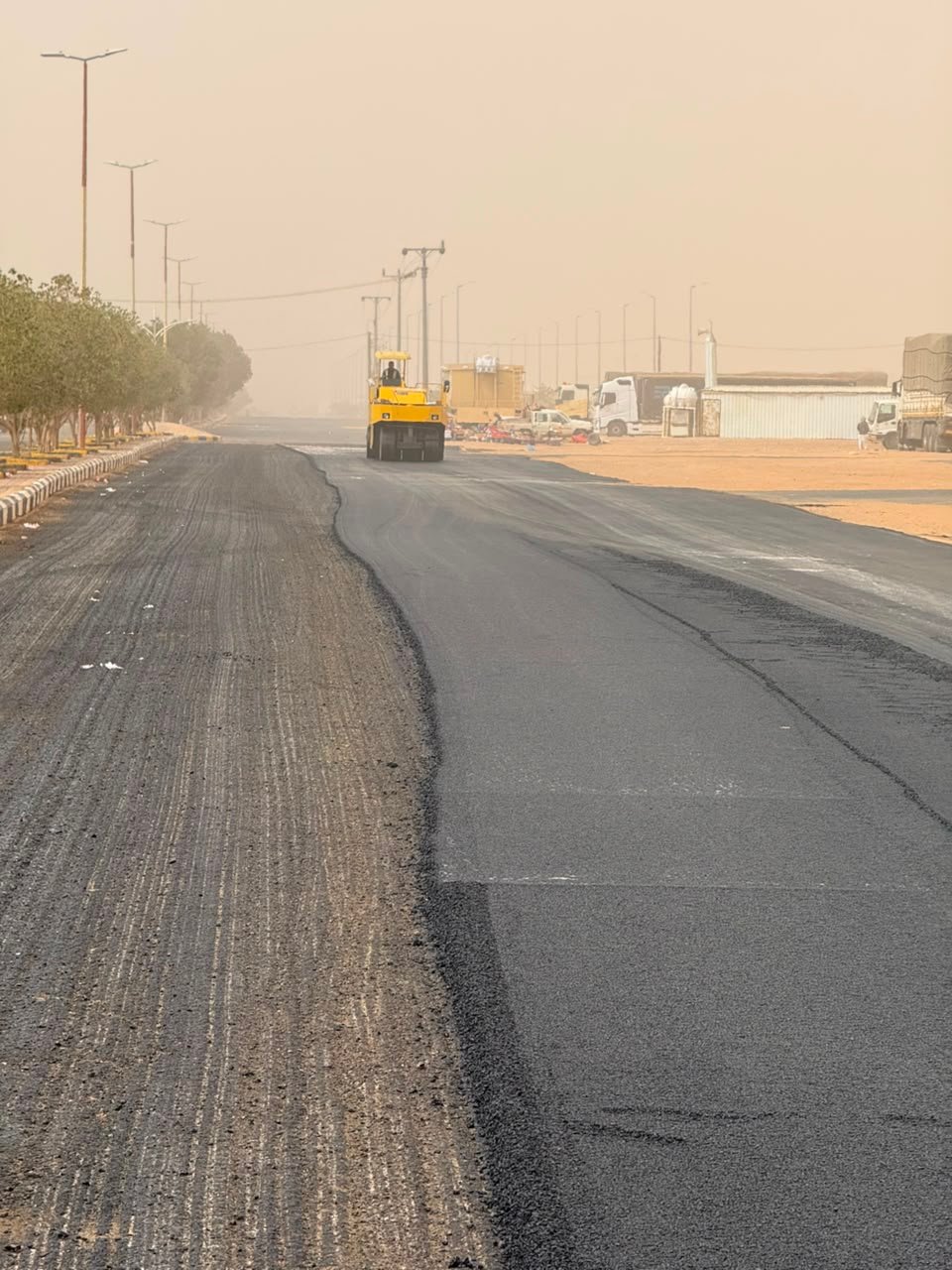 تجهيز طبقات الأساس