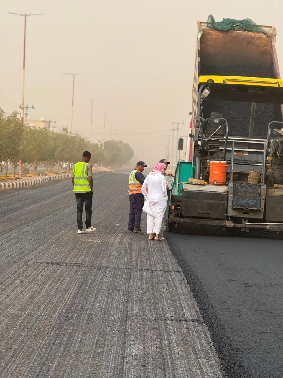 مشروع أسفلت وطرق 11